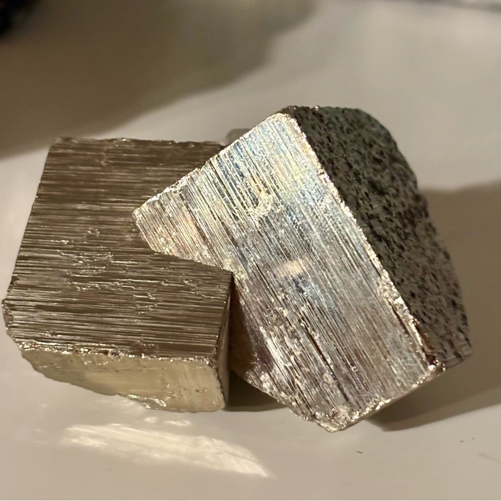 Once in a Lifetime Pyrite Crystal Cluster, Fluorite Inclusion – Navajún, Spain